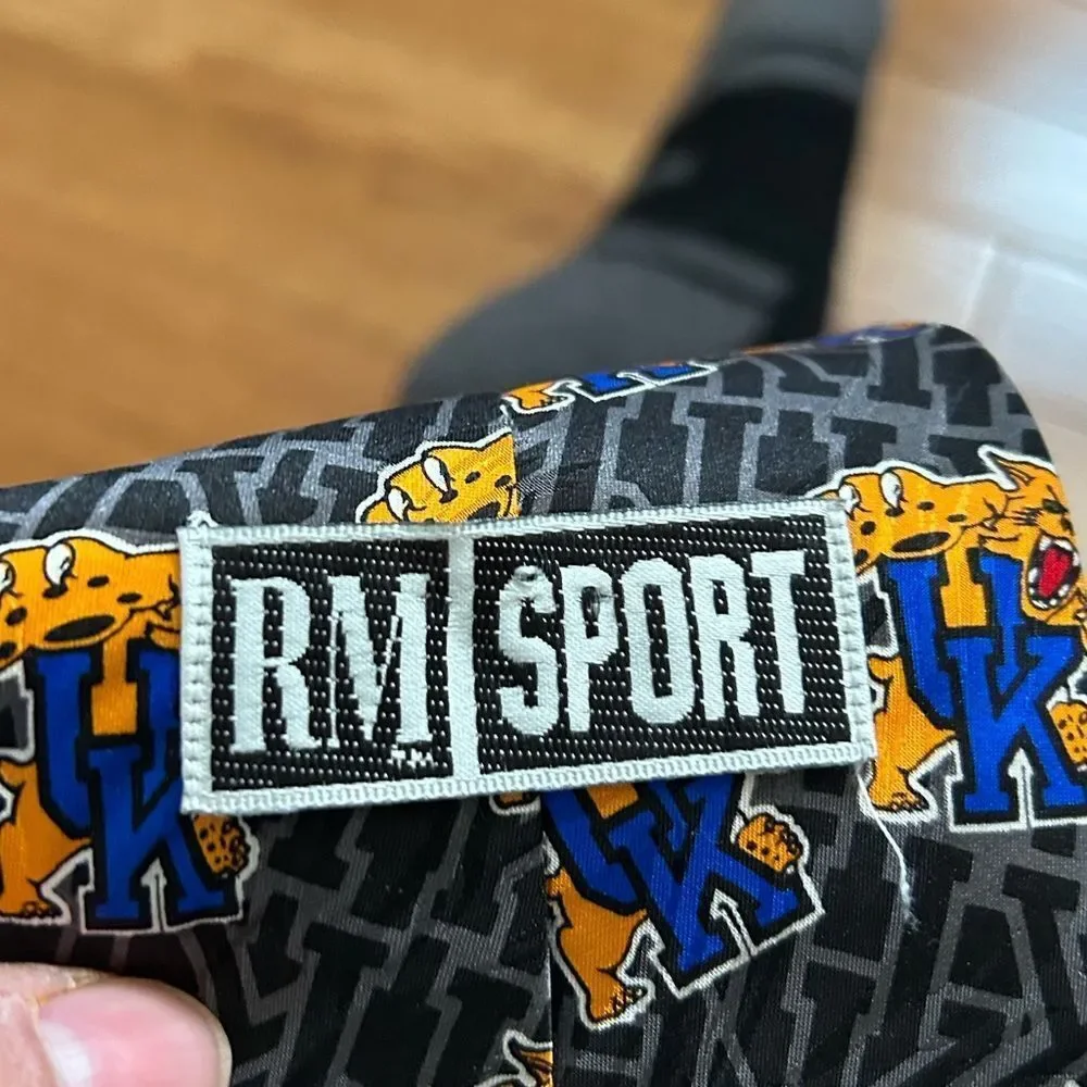 Vintage Kentucky Wildcats UK RM Sport 1997 Neck Tie